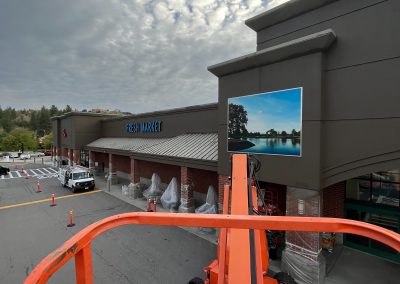 Yokes Grocery Store Exterior Painting in Liberty Lake Washington