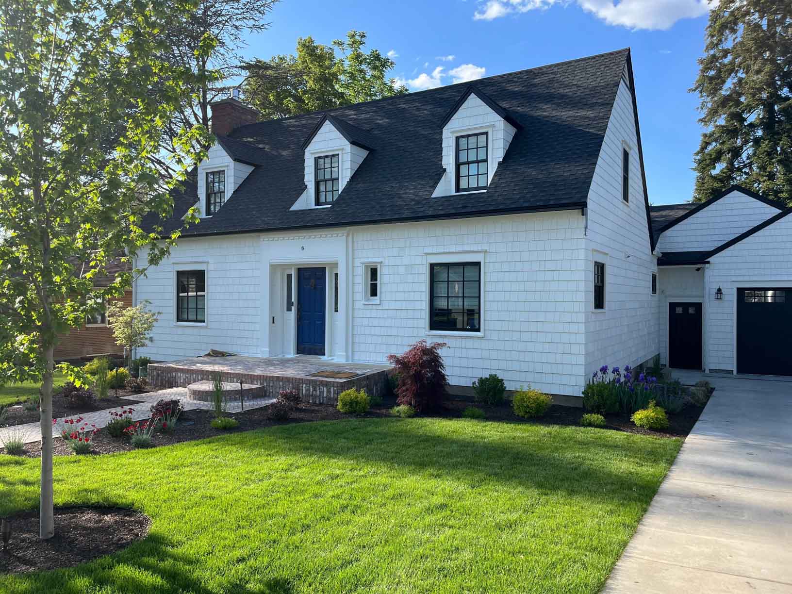 Painted exterior window and door trim